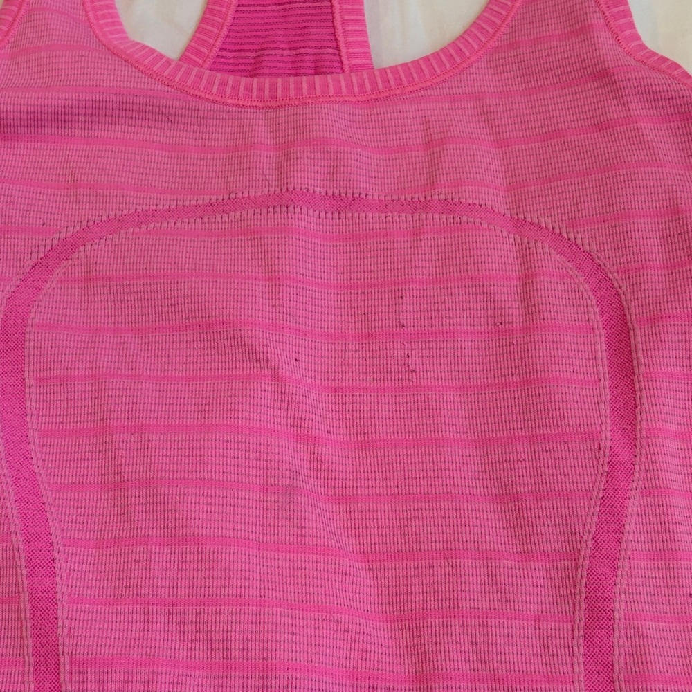 Lululemon Pink Racerback Performance Tank Top - Picture 4 of 4